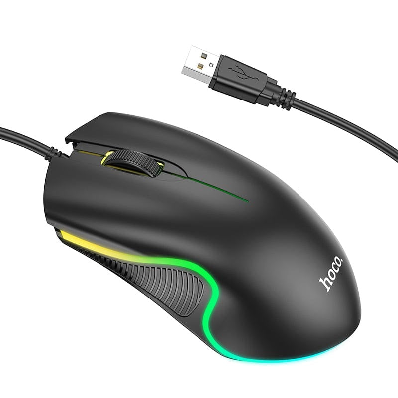 HOCO GM19 LED Wired Gaming Mouse