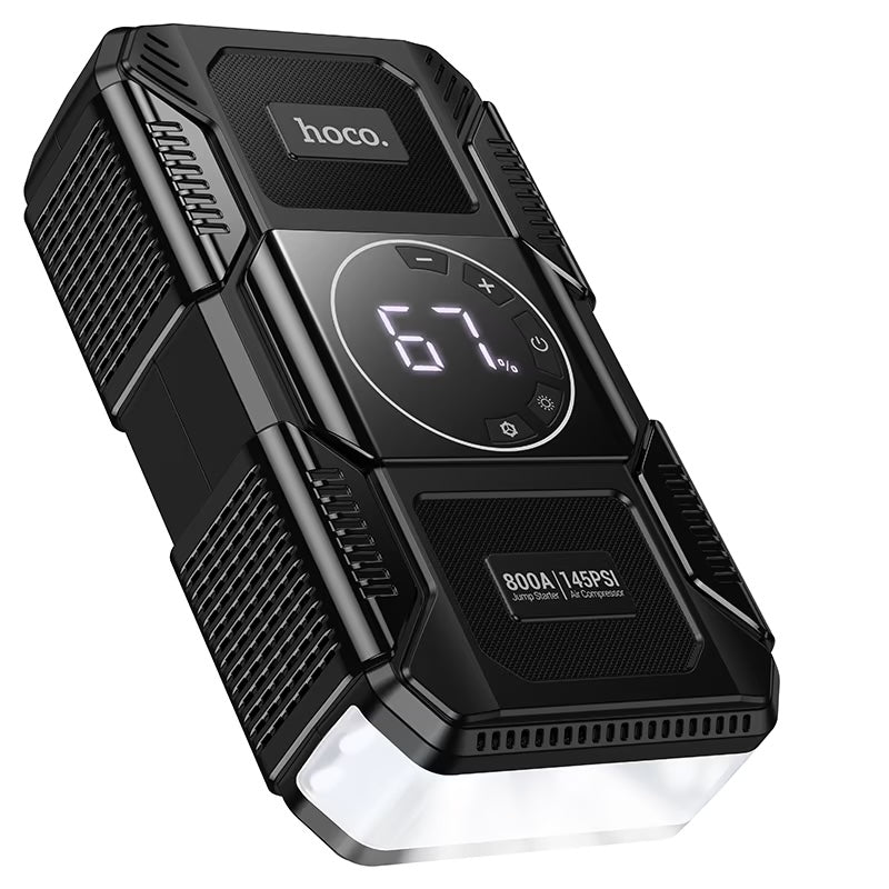 HOCO QS6 8000mAh Jump Starter, Air Pump & Power Bank