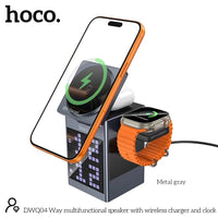 HOCO DWQ04 3-in-1 Wireless Charging Speaker