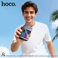 HOCO DWQ04 3-in-1 Wireless Charging Speaker