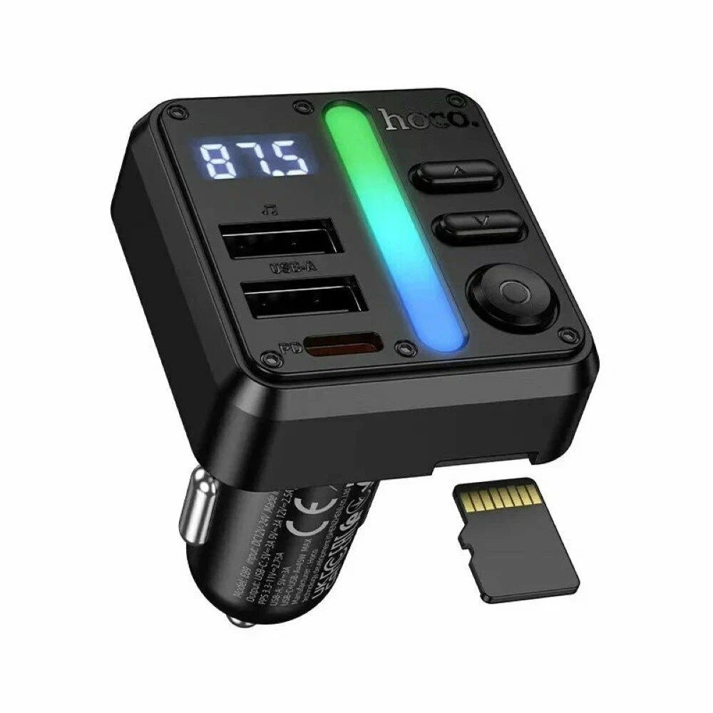 HOCO E89 Bluetooth 5.4 FM Transmitter with 45W Charging