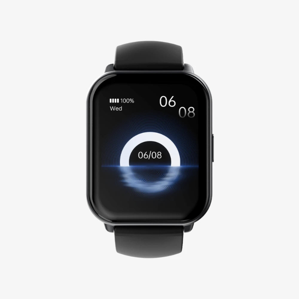 HiFuture ZONE 2 smartwatch with 1.96-inch TFT display, Bluetooth calling, and IP68 waterproof rating — top fitness and lifestyle smartwatch in Kuwait and GCC.