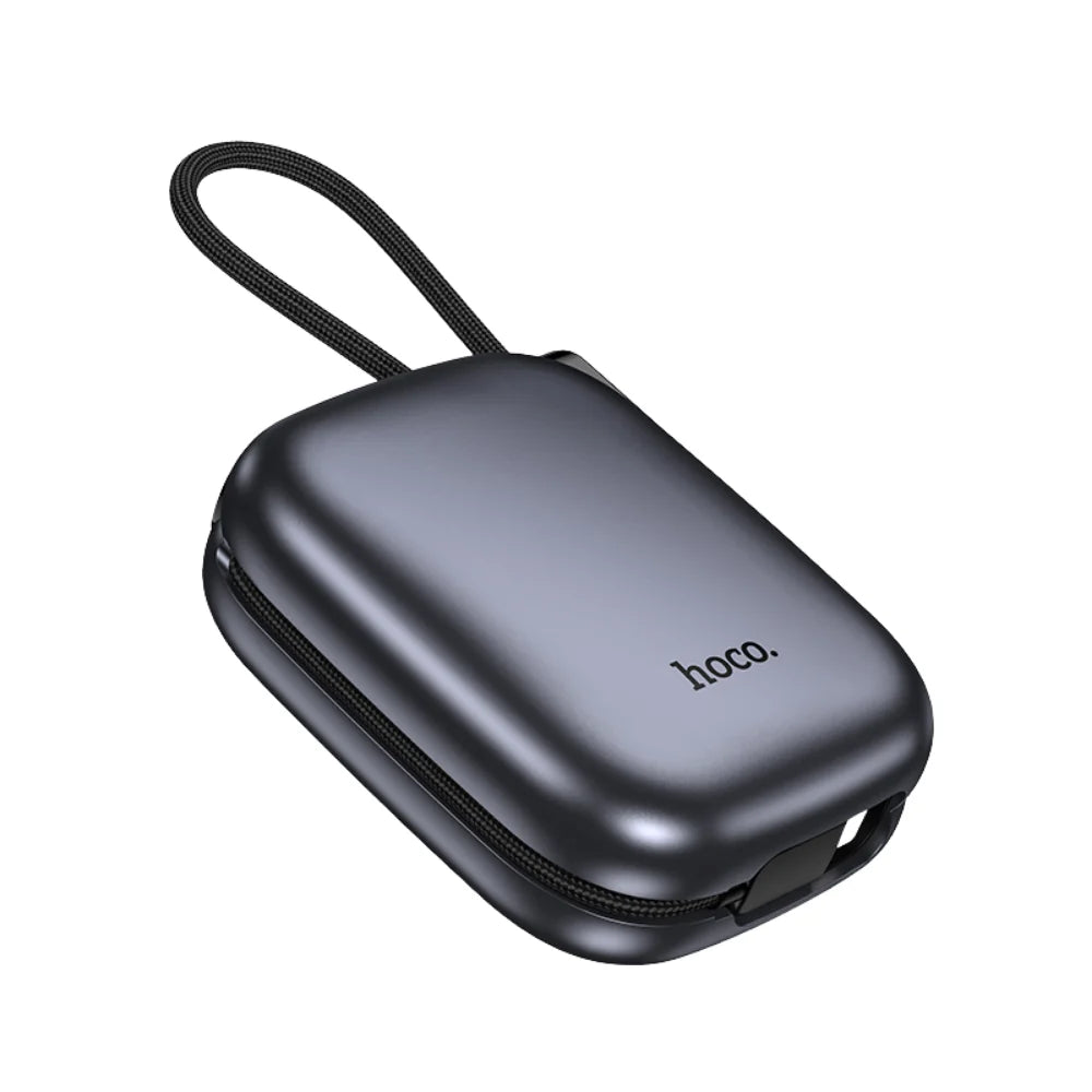 HOCO Q49 PD20W 10000mAh Power Bank with Built-In Cable