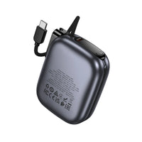 HOCO Q49 PD20W 10000mAh Power Bank with Built-In Cable
