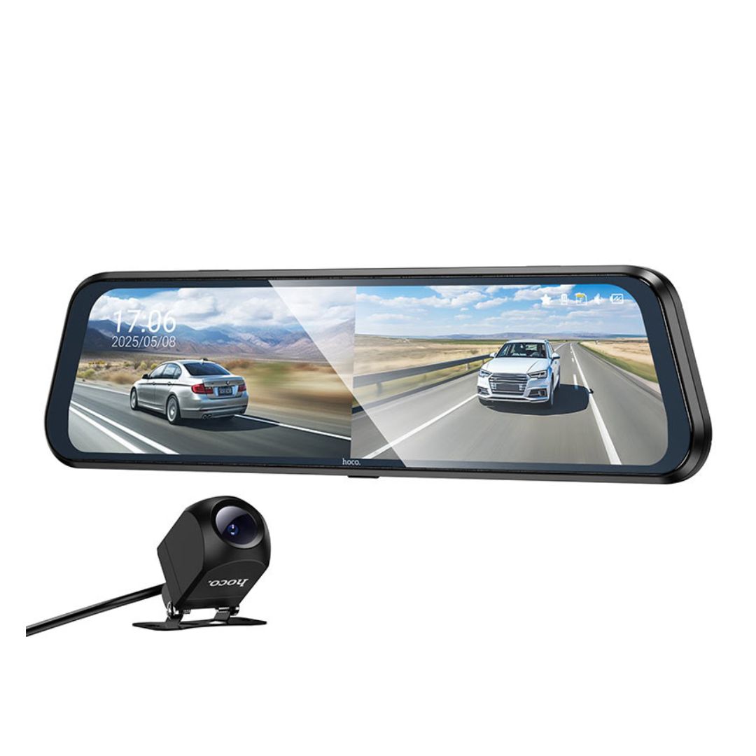 HOCO DV16 9.66-Inch Dual-Channel Dash Cam