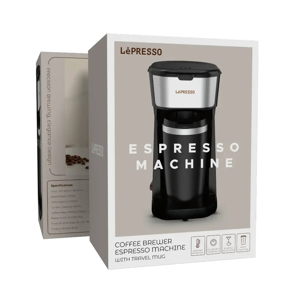 LePresso Instant Coffee Brewer with Travel Mug 400ml