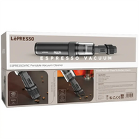 LePresso Espressovac Portable Vacuum Cleaner - Black
