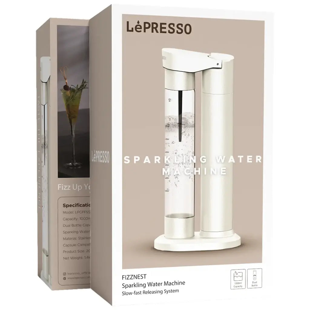 Lepresso Fizznest Sparkling Water Machine