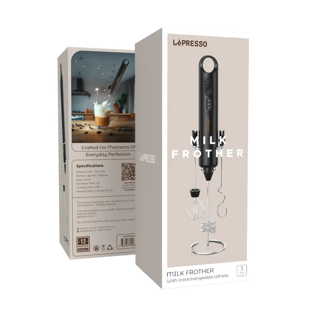 LePresso 3-in-1 Rechargeable Frother