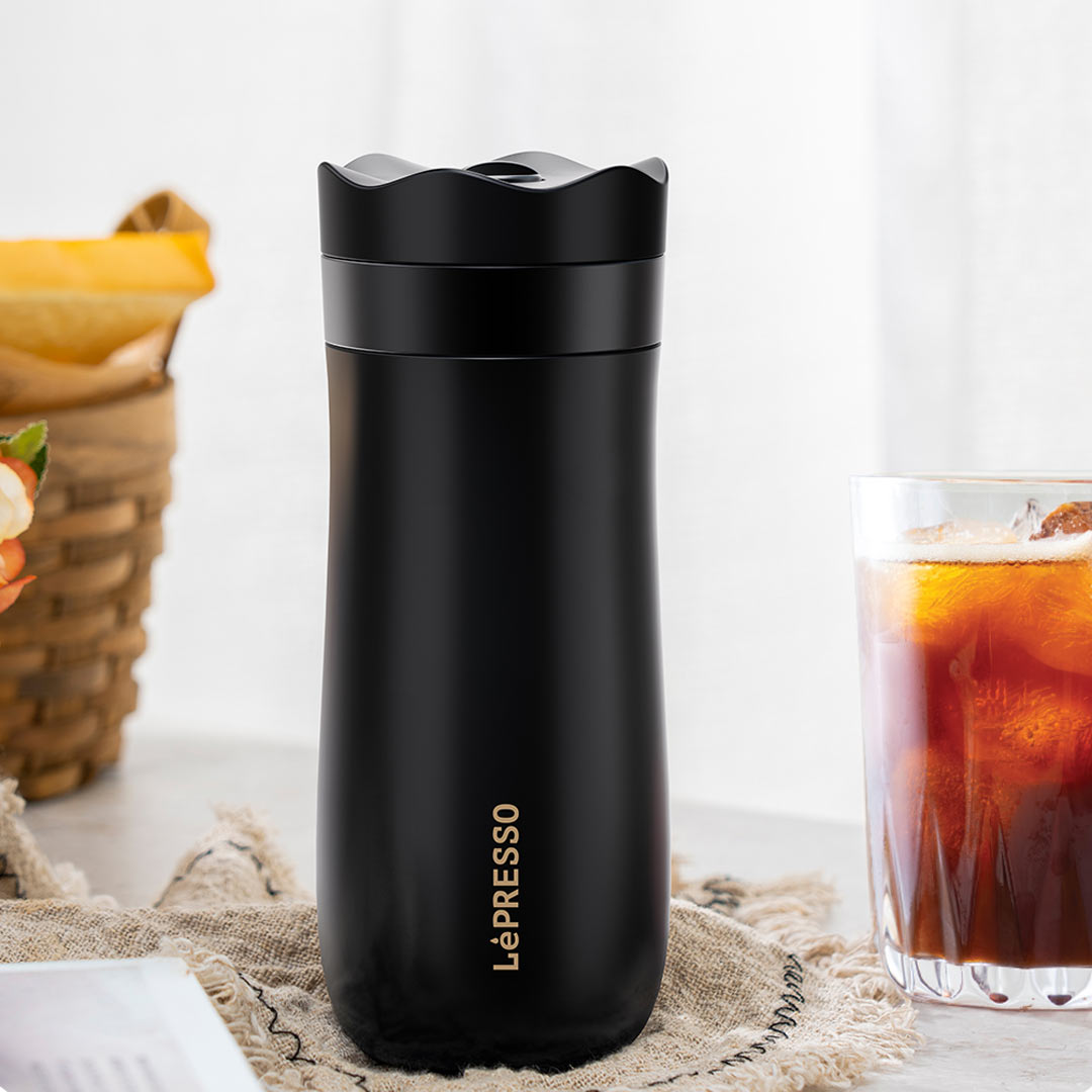LePresso Insulated Mug with French Press