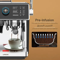 LePresso Viventé Semi-Automatic Dual Boiler Coffee Machine