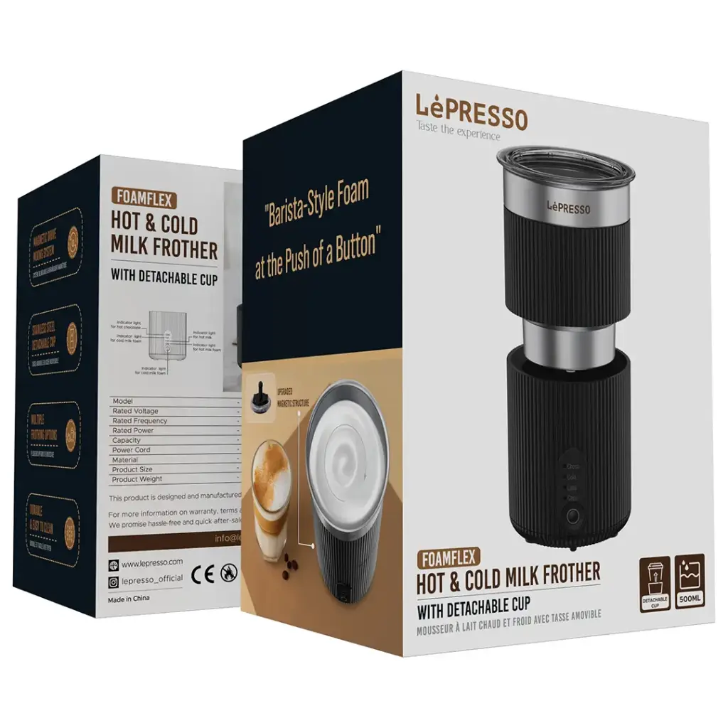 LePresso 500mL Foamflex Hot & Cold Milk Frother