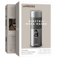 Lepresso MokaRise Electric Moka Maker with One-Touch Operation