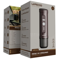 LePresso CaféCruze Portable 2-in-1 Espresso Maker 20Bar