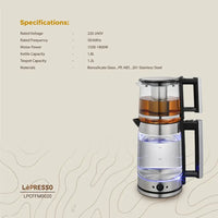 LePresso Thermobrew Turkish Tea Glass Kettle LP020