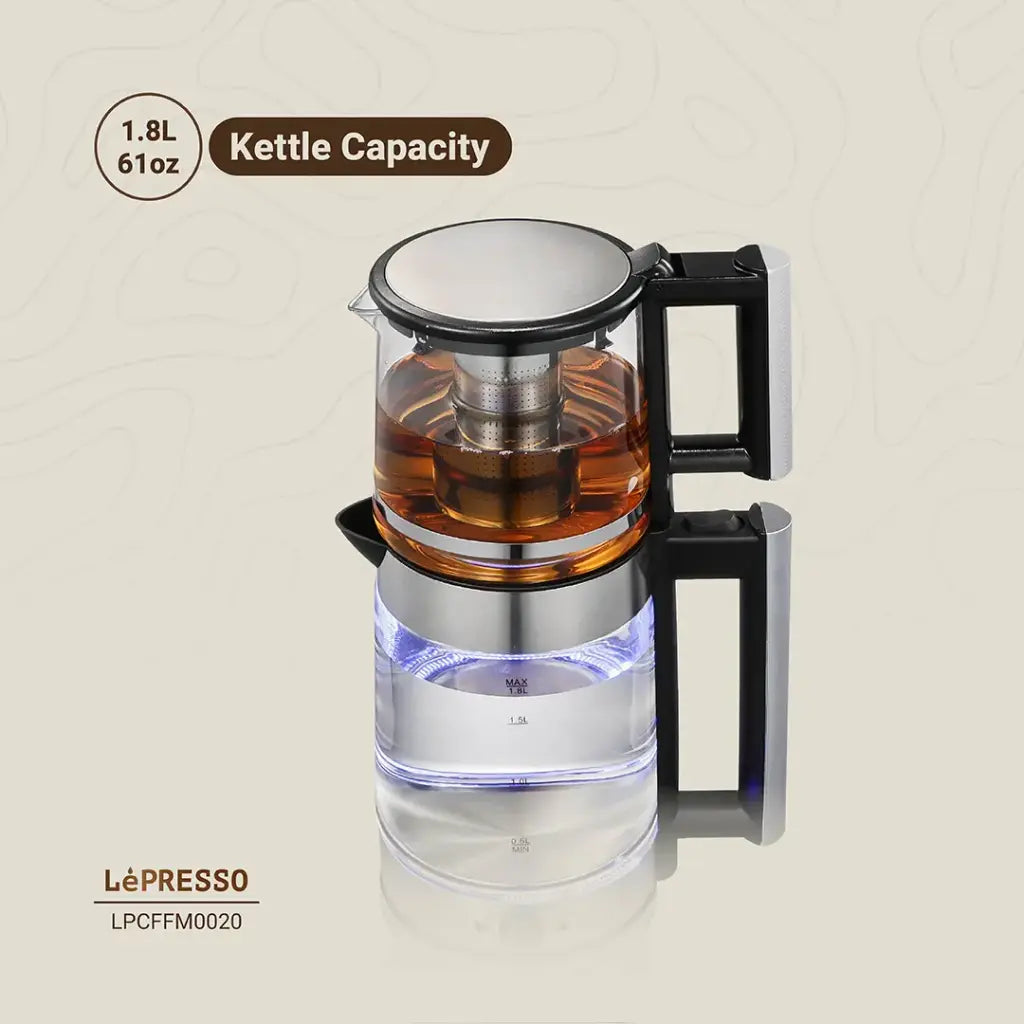 LePresso Thermobrew Turkish Tea Glass Kettle LP020