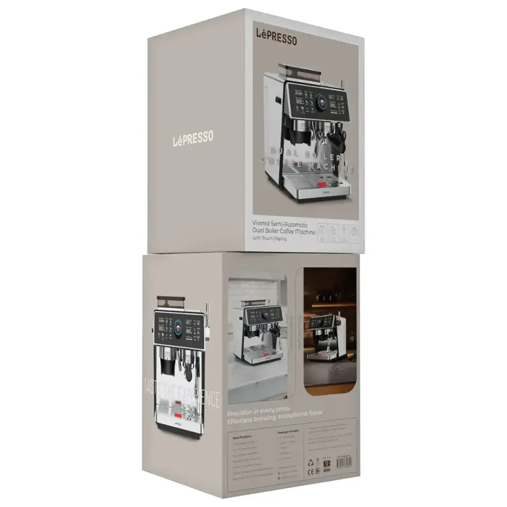 LePresso Viventé Semi-Automatic Dual Boiler Coffee Machine