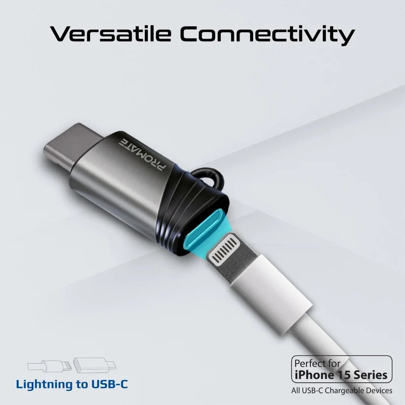Promate Link Ci 27W Lightning to USB C Adapter