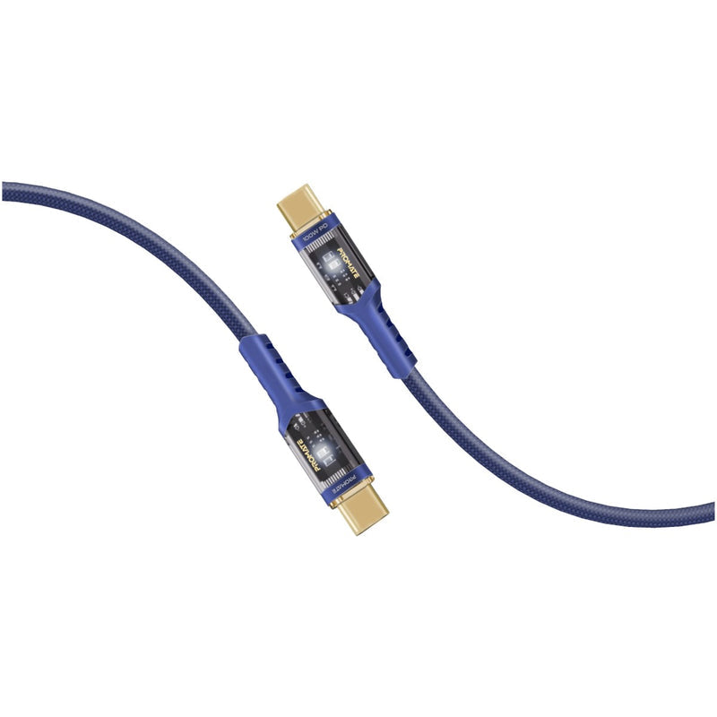 Promate LucidLine CC120 100W Transparent Cable