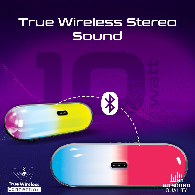 Promate LumiBar 10W True Wireless Speaker