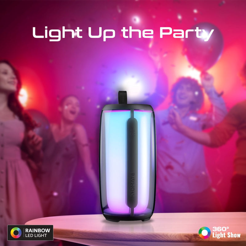 Promate LumiTower 8W True Wireless HD Speaker