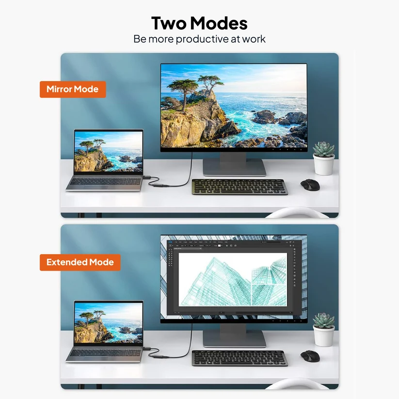 Mowsil MODHD DisplayPort To HDMI Adapter
