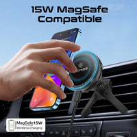 Promate MagChill-GA 15W Qi2 Cradleless Wireless Charger Mount