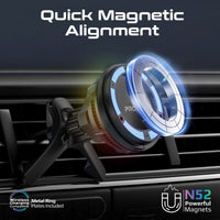 Promate MagChill-GA 15W Qi2 Cradleless Wireless Charger Mount