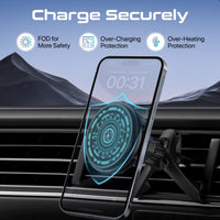 Promate MagChill-GA 15W Qi2 Cradleless Wireless Charger Mount