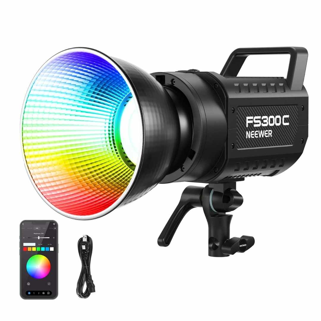 Neewer FS300C 300W RGBWW LED Video Light