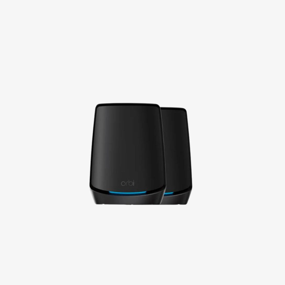 NETGEAR Orbi Tri-Band WiFi 6 Mesh System – 6Gbps, 2-Pack (Black)