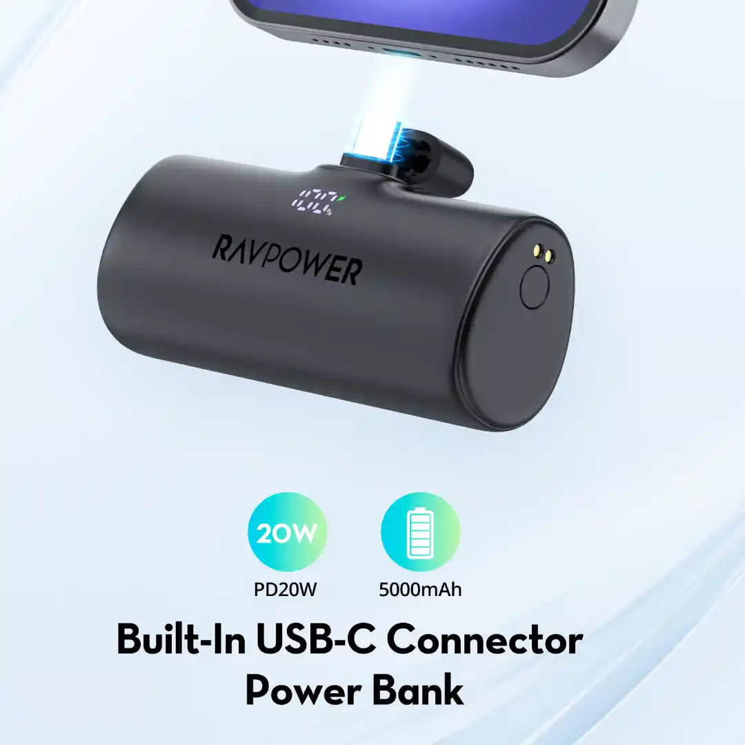 RAVPower Portable Power Bank - 5000mAh