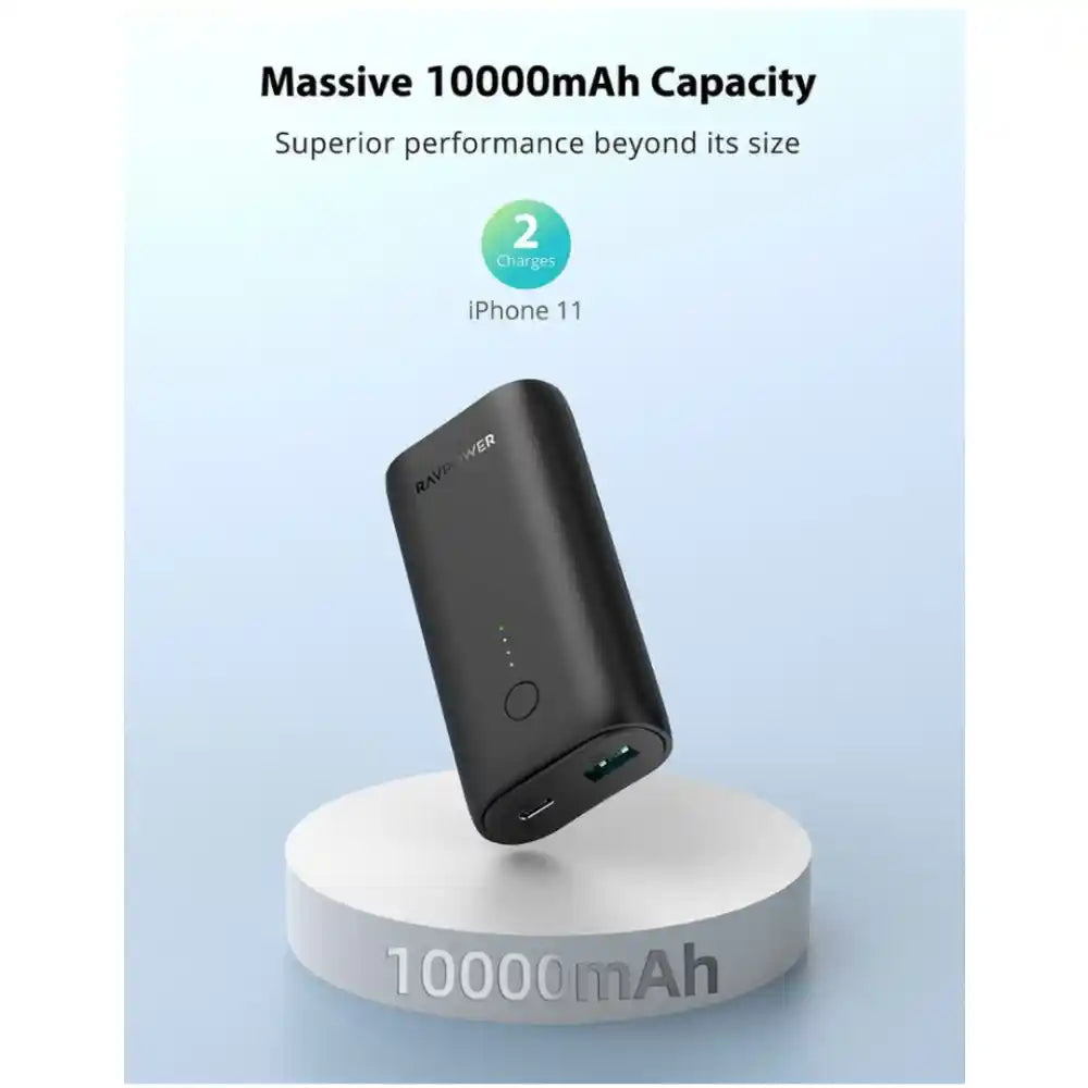 RAVPower PD & QC Power Bank - 10000mAh