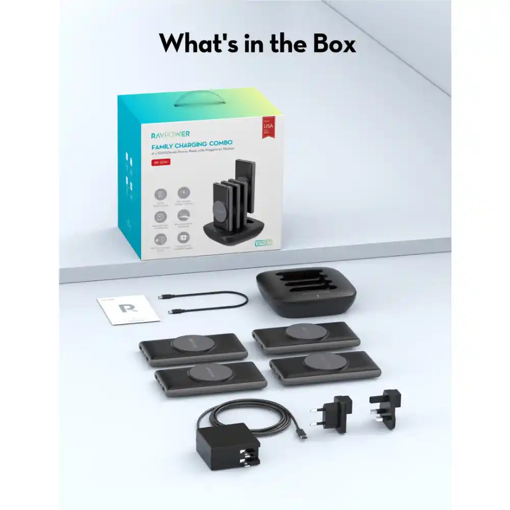 RAVPower Home Charging Combo - 10000mah