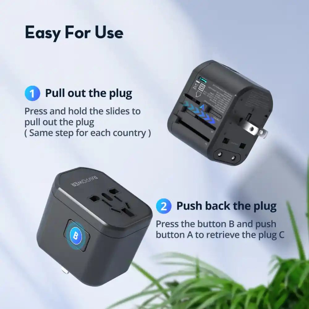 RAVPower PD Pioneer 3-Port Travel Charger