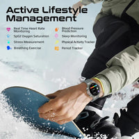 Promate xWatch-R20 1.85" Round Fitness Tracker Smartwatch