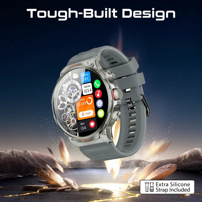 Promate xWatch-R20 1.85" Round Fitness Tracker Smartwatch