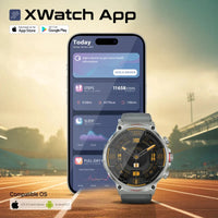 Promate xWatch-R20 1.85" Round Fitness Tracker Smartwatch