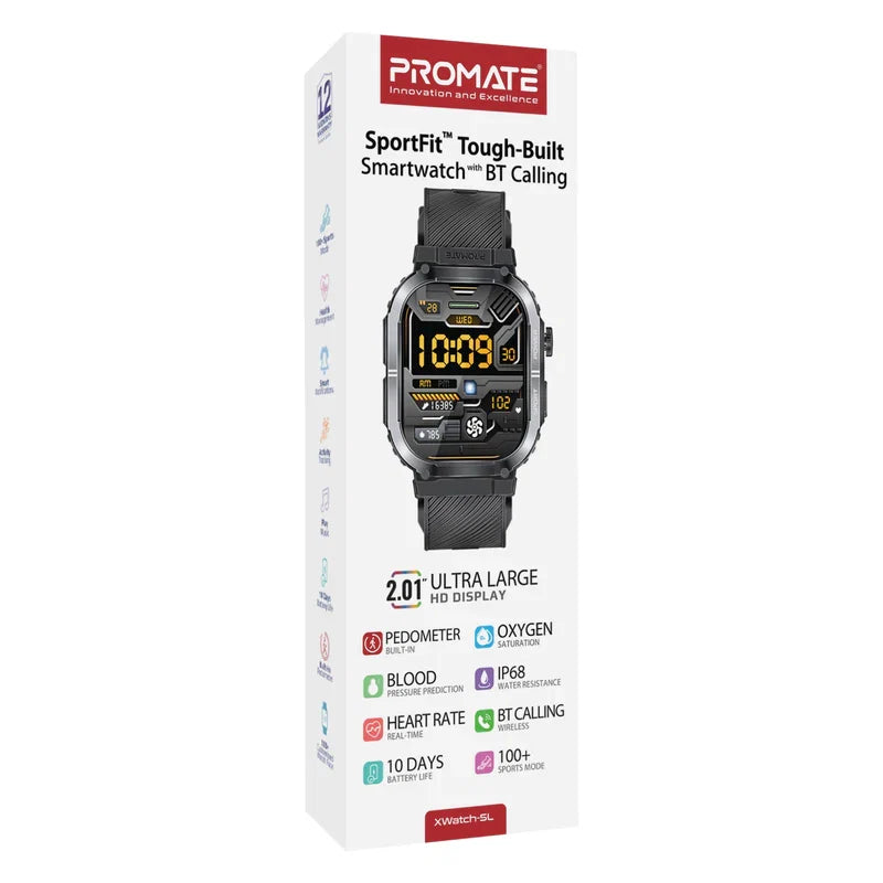 Promate xWatch-SL 2.01" Fitness Tracker Smartwatch