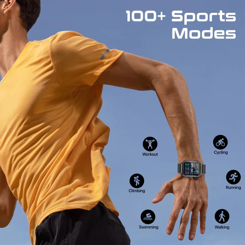 Promate xWatch-RM 1.78" Curved AMOLED Fitness Tracker Smartwatch