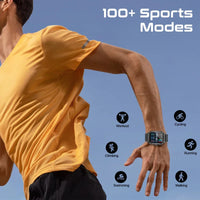 Promate xWatch-RM 1.78" Curved AMOLED Fitness Tracker Smartwatch