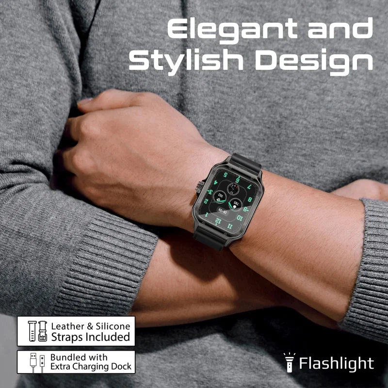 Promate xWatch-RM 1.78" Curved AMOLED Fitness Tracker Smartwatch