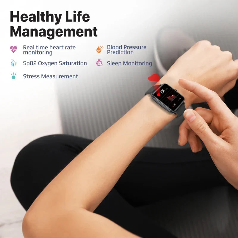 Promate ProWatch-M18 1.78" AMOLED Fitness Tracker Smartwatch