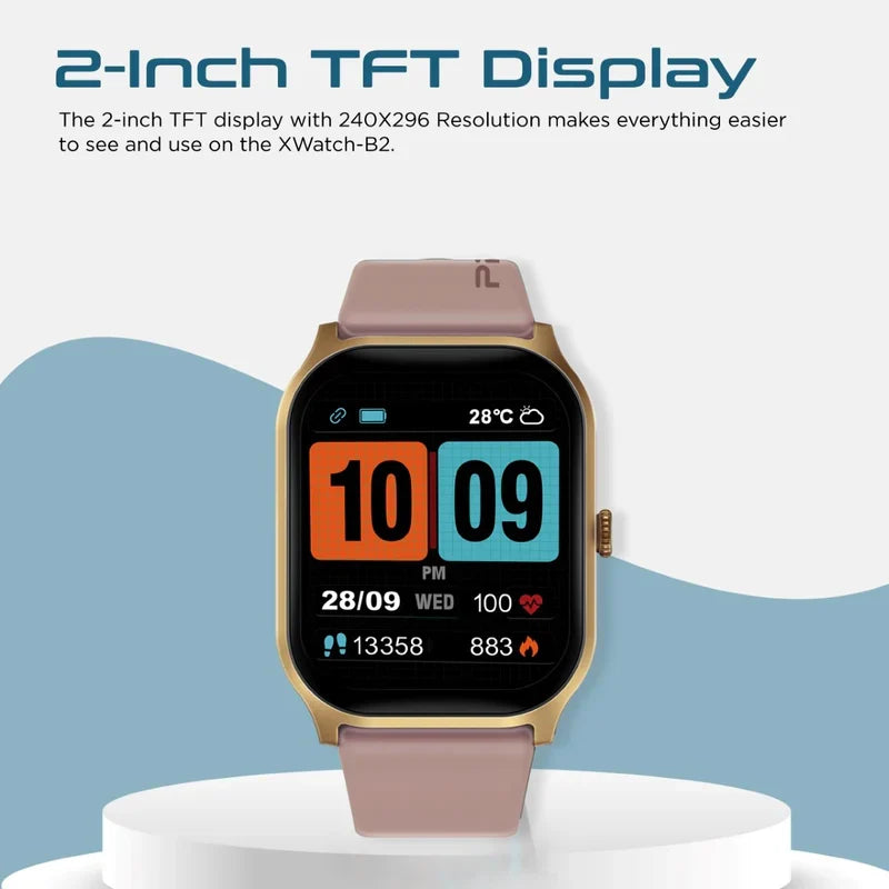 Promate xWatch-B2 2.01" ActivLife Fitness Tracker Smartwatch