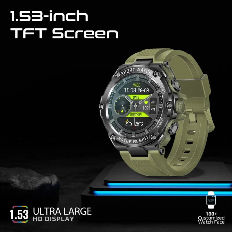Promate xWatch-R19 1.53" Round Fitness Tracker Smartwatch