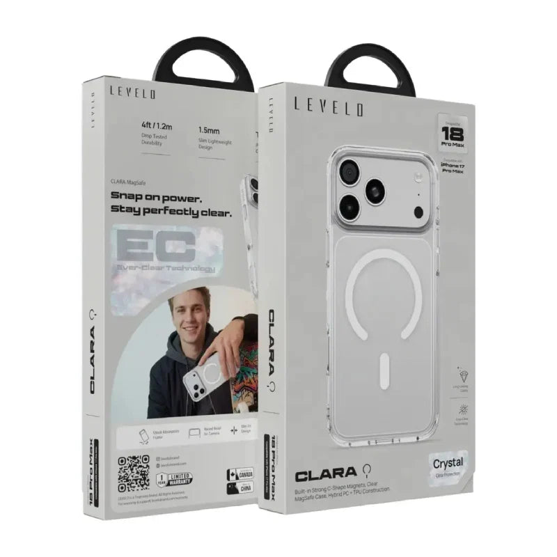 Levelo Clara MagSafe Case Clear