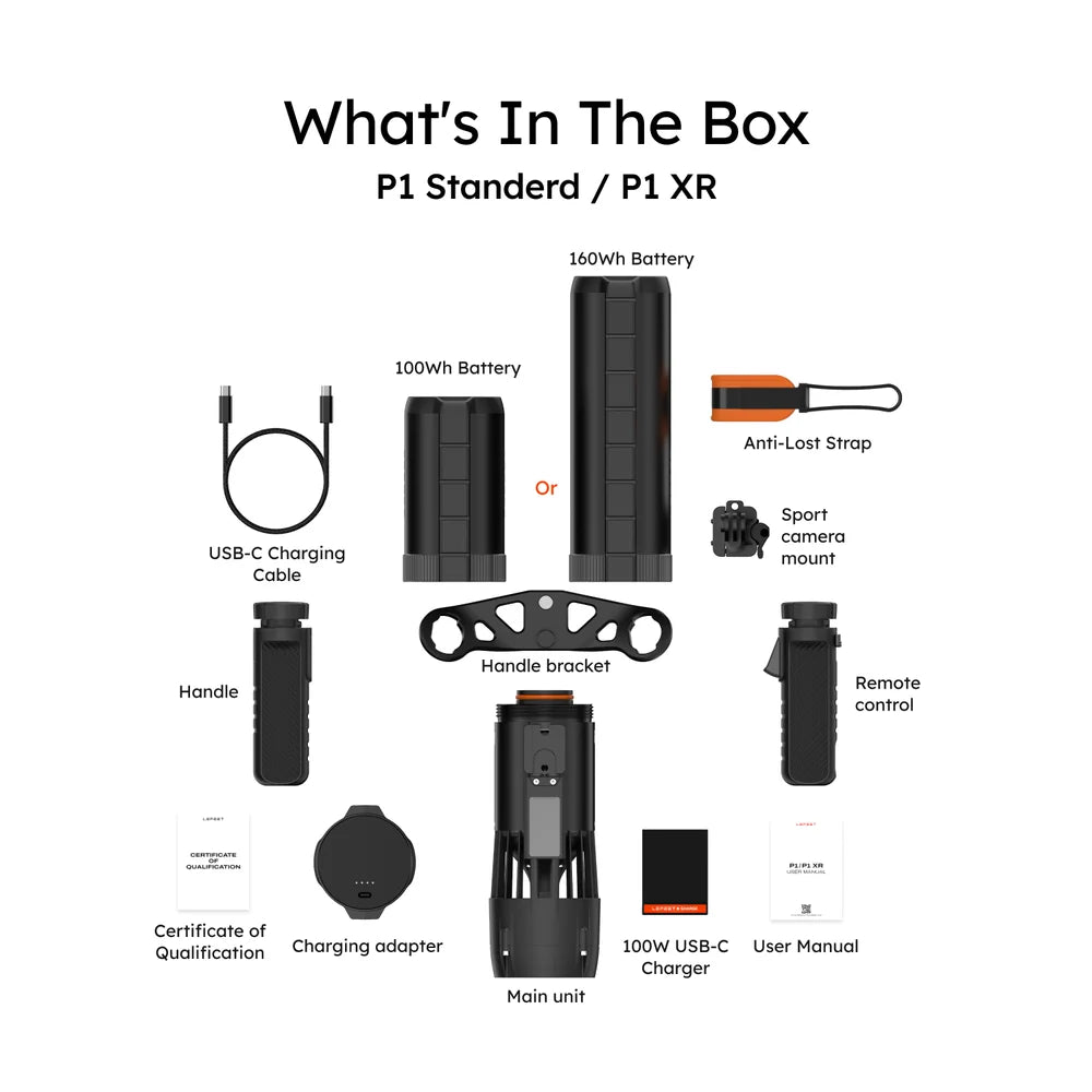LEFEET P1 Modular Water Scooter - Standard & XR