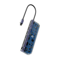 Powerology Crystalline Series 7 in 1 USB-C Multi Hub