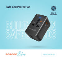 Porodo Blue PD 20W Travel Adapter
