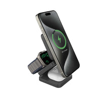 Porodo 3-in-1 Magsafe Wireless Foldable Fast Charger 15W